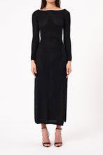 Load image into Gallery viewer, Bettina Diamond Knit Maxi - Black
