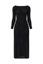 Load image into Gallery viewer, Bettina Diamond Knit Maxi - Black
