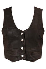 Load image into Gallery viewer, Dallas Vest - Coated Brown
