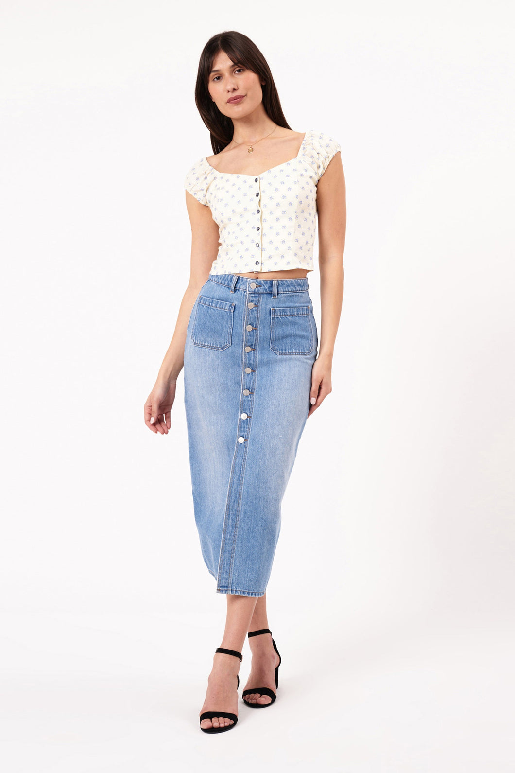 Sailor Skirt - Mid Vintage Blue