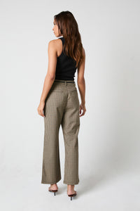 Heidi Pant - Brown Check