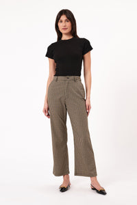 Heidi Pant - Brown Check