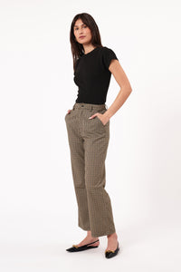 Heidi Pant - Brown Check