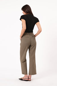 Heidi Pant - Brown Check