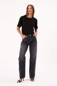 90s Relaxed - Worn Black