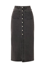 Load image into Gallery viewer, Sailor Skirt - Worn Black
