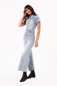Sailor Jumpsuit - Light Vintage Blue
