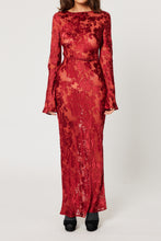 Load image into Gallery viewer, Bettina Maxi Burnout - Ruby
