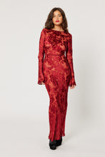 Load image into Gallery viewer, Bettina Maxi Burnout - Ruby
