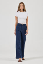 Load image into Gallery viewer, Sailor Wide Leg Jeans Long - Dark Stone
