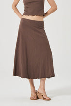 Load image into Gallery viewer, Daphne Skirt Crinkle - Nutmeg
