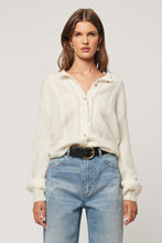 Load image into Gallery viewer, Lace Knit Cardigan - Cloud
