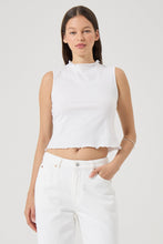Load image into Gallery viewer, Crinkle Tank - White
