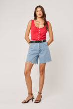 Load image into Gallery viewer, Paloma Pointelle Tank - Crimson
