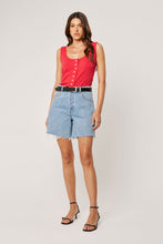 Load image into Gallery viewer, Paloma Pointelle Tank - Crimson
