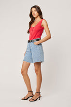 Load image into Gallery viewer, Paloma Pointelle Tank - Crimson
