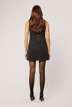Load image into Gallery viewer, Shift Dress - Stone Black
