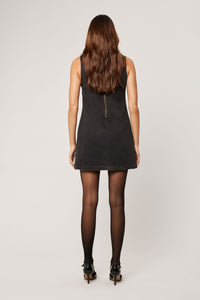 Shift Dress - Stone Black
