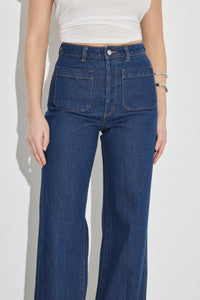 Sailor Jean Long - Riley Blue Cuff