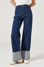 Load image into Gallery viewer, Sailor Jean Long - Riley Blue Cuff
