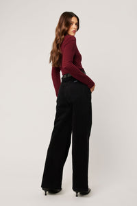 Edgar Top - Oxblood