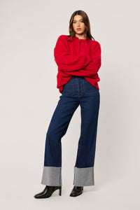 Elodie Cardigan - Crimson