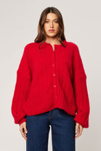 Load image into Gallery viewer, Elodie Cardigan - Crimson

