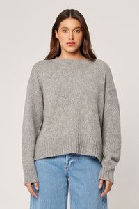 Tomboy Merino Knit - Grey Marle