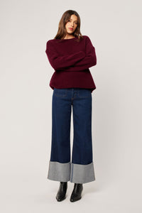 Tomboy Merino Knit - Oxblood