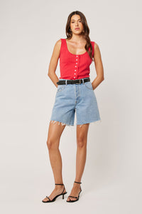 90s Relaxed Short - Country Blue
