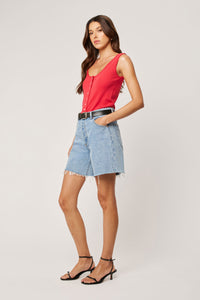 90s Relaxed Short - Country Blue