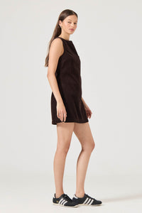 Shift Dress - Chocolate Cord