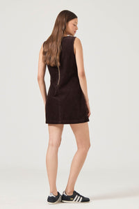 Shift Dress - Chocolate Cord