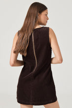 Load image into Gallery viewer, Shift Dress - Chocolate Cord
