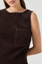 Load image into Gallery viewer, Shift Dress - Chocolate Cord
