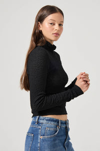 Highneck Daisy Top