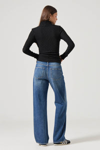 Highneck Daisy Top