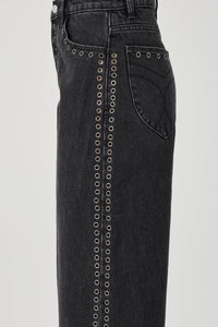 Gigi Barrel - Black Sand Eyelet