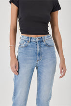 Load image into Gallery viewer, Loulou Straight Jeans Long - Lennon Blue

