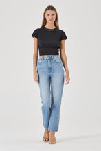 Load image into Gallery viewer, Loulou Straight Jean - Lennon Blue
