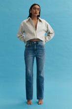Load image into Gallery viewer, Loulou Straight Long - Lennon Blue
