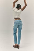 Load image into Gallery viewer, Loulou Straight Jean Long - Lennon Blue

