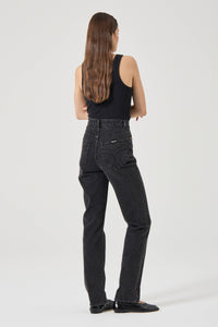 Loulou Straight Long - Black Sand