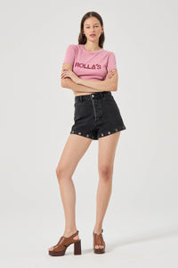 Mirage Short - Black Sand Eyelet