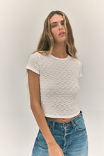Load image into Gallery viewer, Daisy Lace Tee - Vintage White
