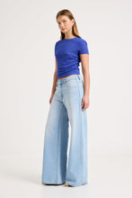Load image into Gallery viewer, Daisy Lace Tee - Ultramarine
