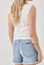 Load image into Gallery viewer, Shell Tank Rib - Vintage White
