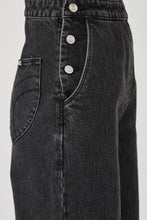 Load image into Gallery viewer, Stevie Relaxed Overalls - Black Sand
