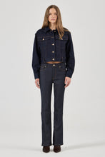 Load image into Gallery viewer, Belted Denim Jacket - Madame Indigo
