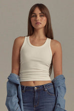 Load image into Gallery viewer, Studio Rib Tank - White

